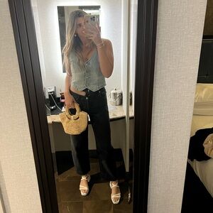 Agolde Broken Waist Band Jean